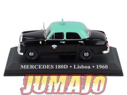 TX24 Voiture 1/43 IXO/Altaya TAXIS DU MONDE MERCEDES 180D Lisboa 1960