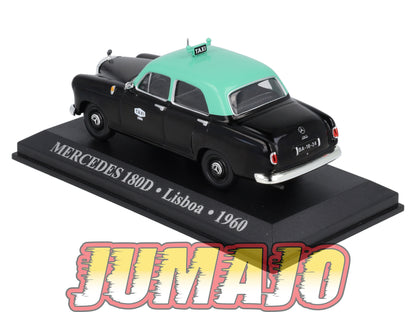 TX24 Voiture 1/43 IXO/Altaya TAXIS DU MONDE MERCEDES 180D Lisboa 1960