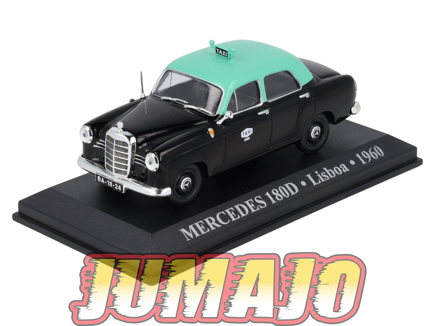 TX24 Voiture 1/43 IXO/Altaya TAXIS DU MONDE MERCEDES 180D Lisboa 1960