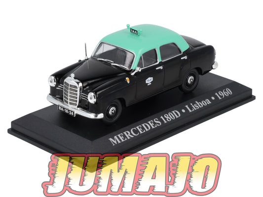 TX24 Voiture 1/43 IXO/Altaya TAXIS DU MONDE MERCEDES 180D Lisboa 1960