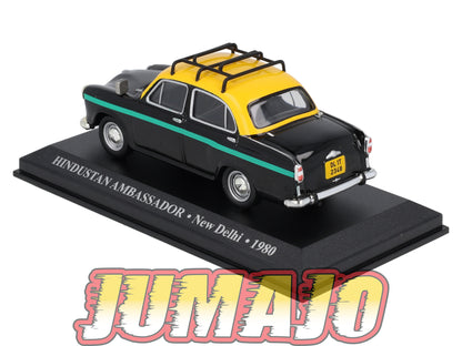 TX25 Voiture 1/43 IXO/Altaya TAXIS DU MONDE : HINDUSTAN Ambassador New Delhi 1980