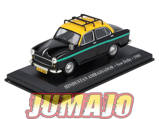 TX25 Voiture 1/43 IXO/Altaya TAXIS DU MONDE : HINDUSTAN Ambassador New Delhi 1980