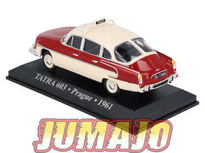 TX27 Voiture 1/43 IXO/Altaya TAXIS DU MONDE TATRA 603 Prague 1961