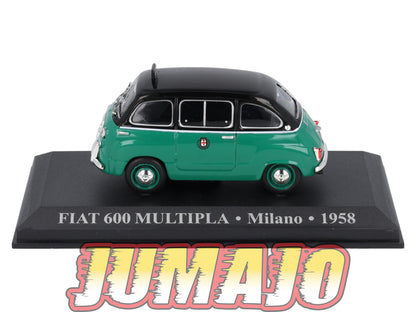TX32 Voiture 1/43 IXO/Altaya TAXIS DU MONDE : FIAT 600 Multipla Milano 1958