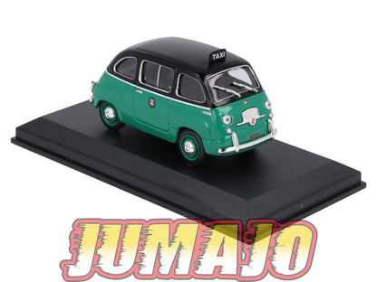 TX32 Voiture 1/43 IXO/Altaya TAXIS DU MONDE : FIAT 600 Multipla Milano 1958