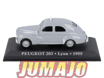 TX34 Voiture 1/43 IXO/Altaya TAXIS DU MONDE : PEUGEOT 203 Lyon 1955