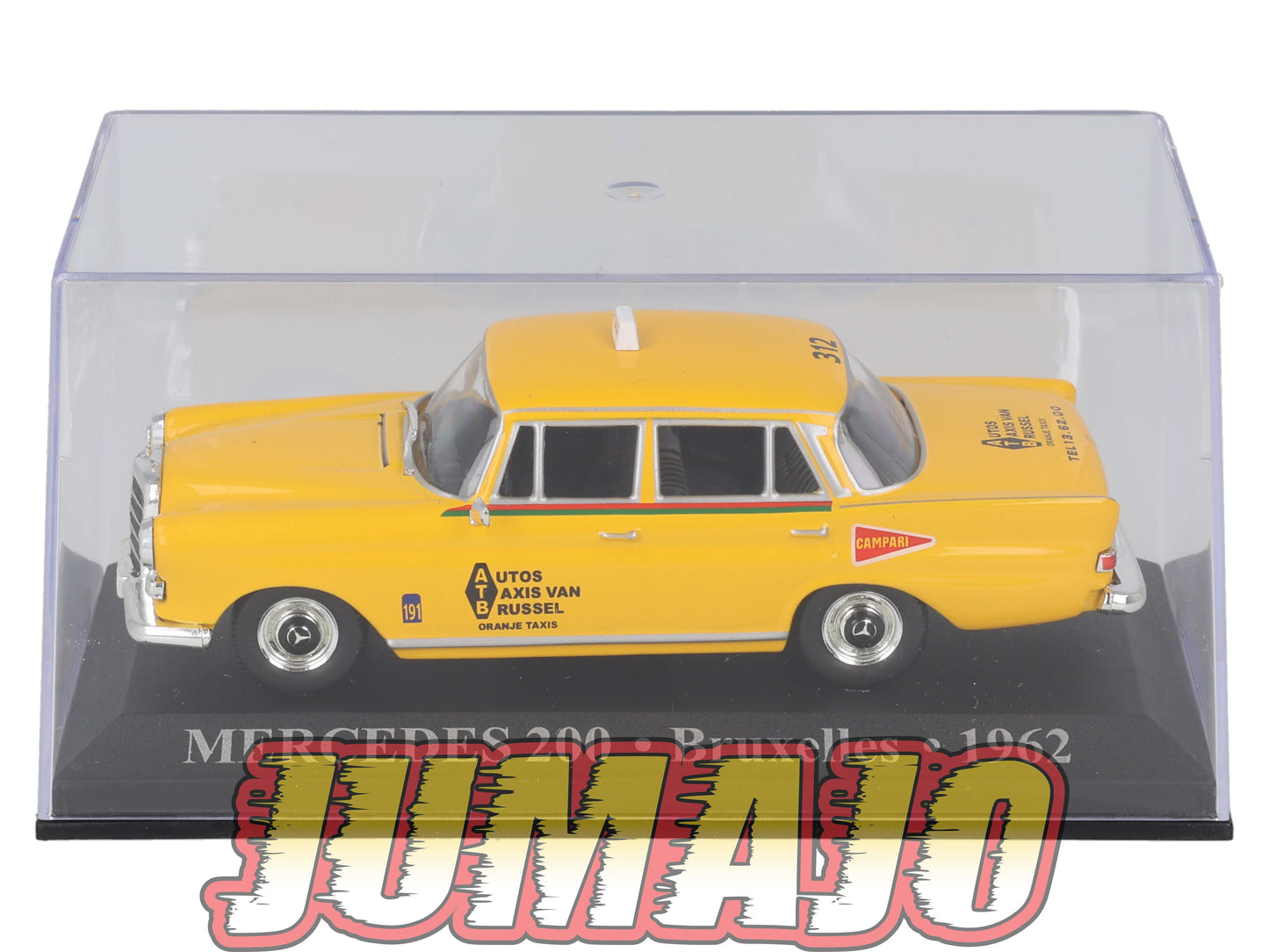 TX37 Voiture 1/43 IXO/Altaya TAXIS DU MONDE : MERCEDES 200 Bruxelles 1962