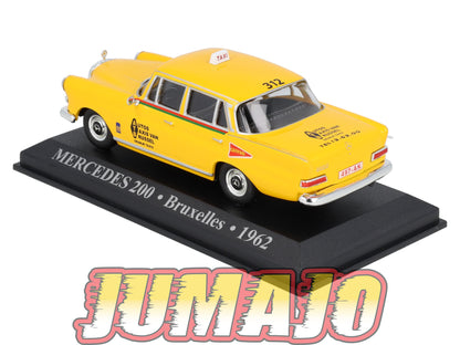 TX37 Voiture 1/43 IXO/Altaya TAXIS DU MONDE : MERCEDES 200 Bruxelles 1962