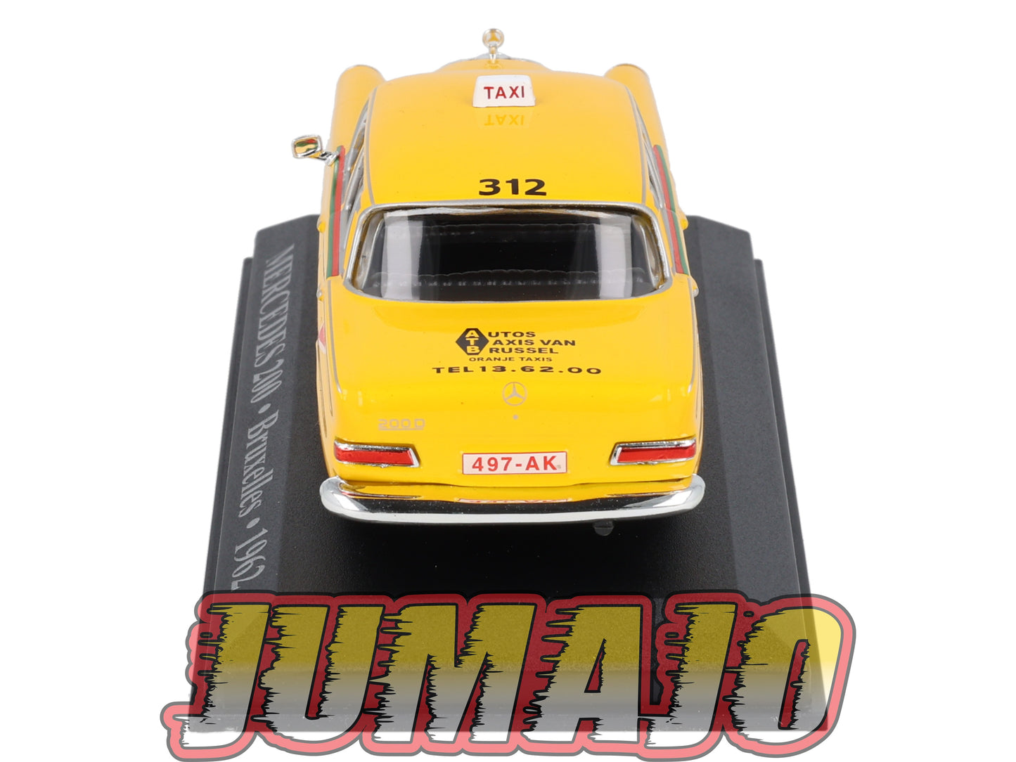 TX37 Voiture 1/43 IXO/Altaya TAXIS DU MONDE : MERCEDES 200 Bruxelles 1962