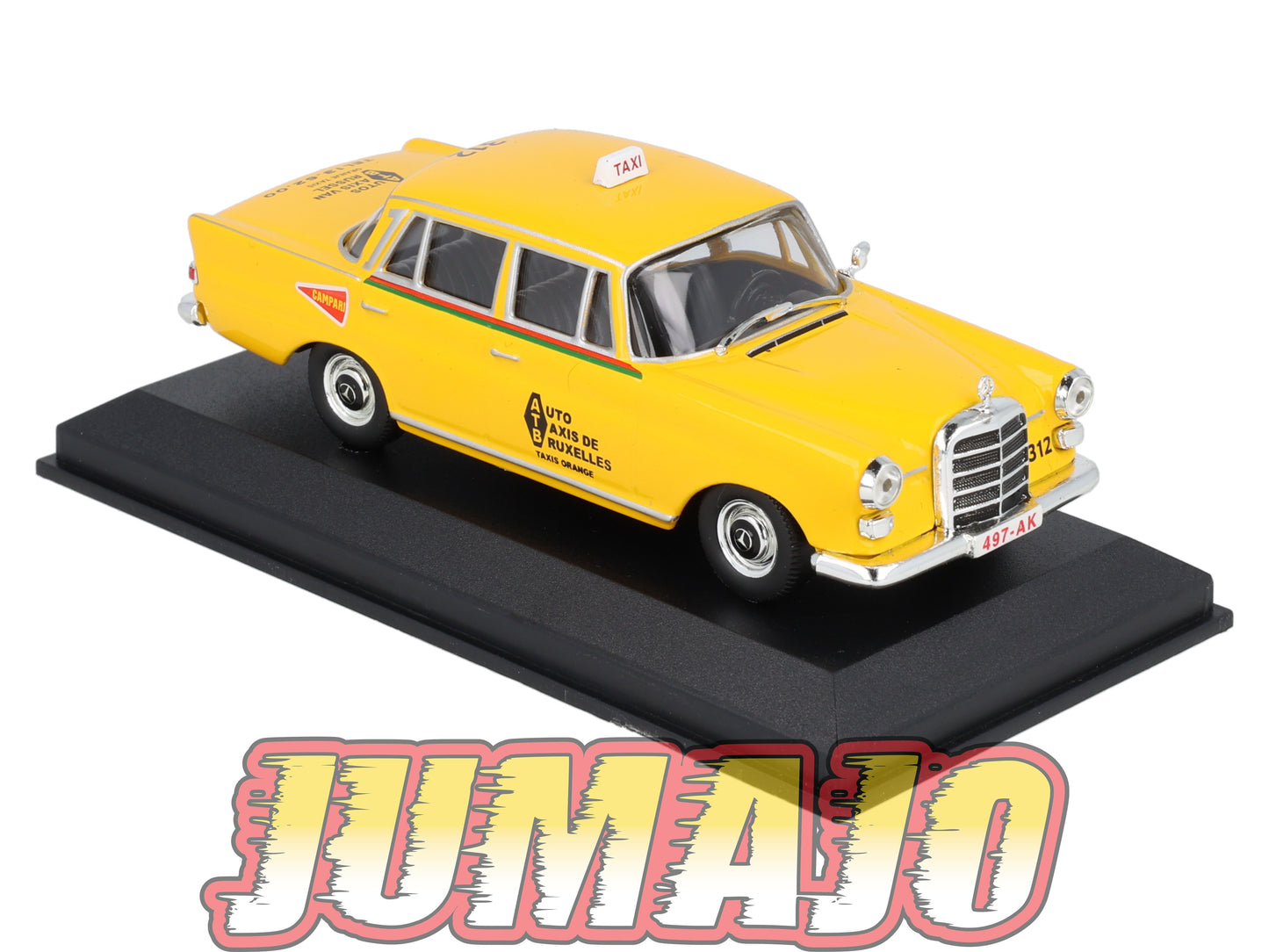 TX37 Voiture 1/43 IXO/Altaya TAXIS DU MONDE : MERCEDES 200 Bruxelles 1962