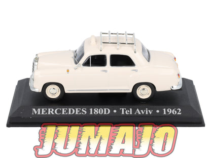 TX41 Voiture 1/43 IXO/Altaya TAXIS DU MONDE : MERCEDES 180D Tel Aviv 1962