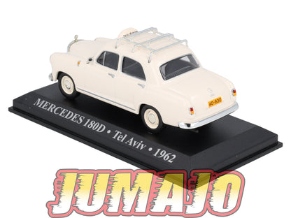 TX41 Voiture 1/43 IXO/Altaya TAXIS DU MONDE : MERCEDES 180D Tel Aviv 1962