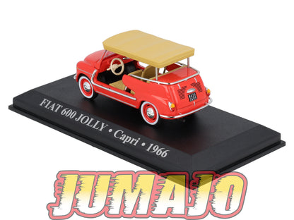TX42 Voiture 1/43 IXO/Altaya TAXIS DU MONDE FIAT 600 Jolly Capri 1966