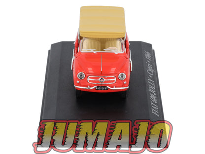 TX42 Voiture 1/43 IXO/Altaya TAXIS DU MONDE FIAT 600 Jolly Capri 1966