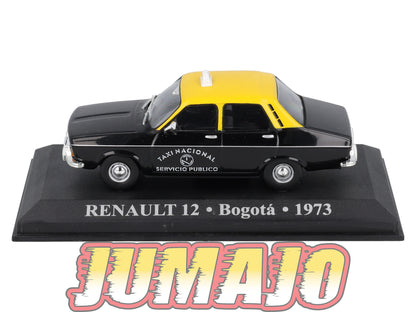 TX43 Voiture 1/43 IXO/Altaya TAXIS DU MONDE : RENAUT 12 Bogotá 1973