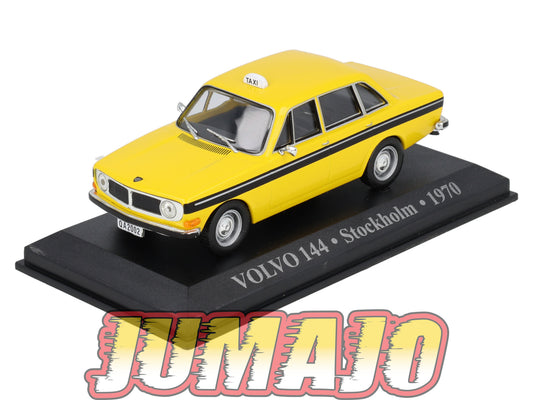 TX44 Voiture 1/43 IXO/Altaya TAXIS DU MONDE : VOLVO 144 Stockholm 1970