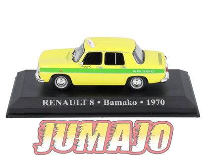 TX45 Voiture 1/43 IXO/Altaya TAXIS DU MONDE : RENAULT 8 Bamako 1970