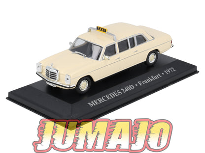 TX49 Voiture 1/43 IXO/Altaya TAXIS DU MONDE : MERCEDES 240D Frankfurt 1972
