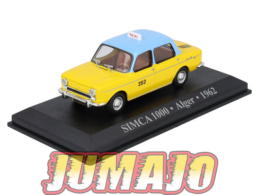 TX50 Voiture 1/43 IXO/Altaya TAXIS DU MONDE SIMCA 1000 Alger 1962