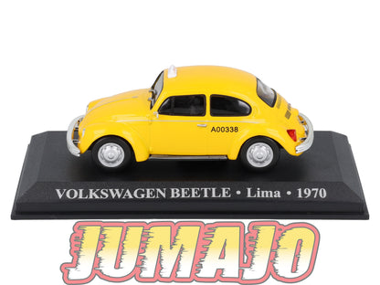 TX53 Voiture 1/43 IXO/Altaya TAXIS DU MONDE VOLKSWAGEN Beetle Lima 1970
