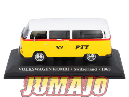 TX55 Voiture 1/43 IXO/Altaya TAXIS DU MONDE VOLKSWAGEN Kombi Switzerland 1965