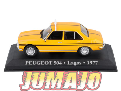 TX57 Voiture 1/43 IXO/Altaya TAXIS DU MONDE : PEUGEOT 504 Lagos 1977