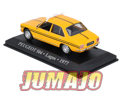 TX57 Voiture 1/43 IXO/Altaya TAXIS DU MONDE : PEUGEOT 504 Lagos 1977