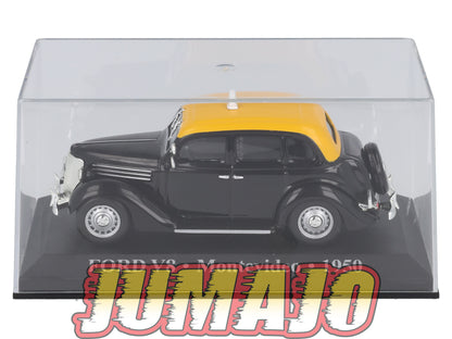 TX61 Voiture 1/43 IXO/Altaya TAXIS DU MONDE FORD V8 Montevideo 1950