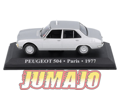 TX64 Voiture 1/43 IXO/Altaya TAXIS DU MONDE : PEUGEOT 504 Paris 1977