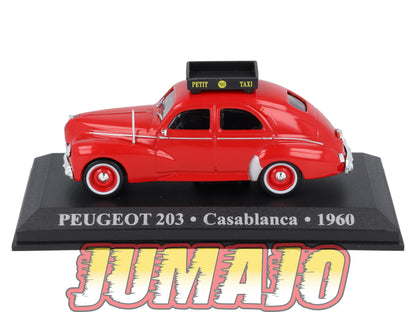 TX8 Voiture 1/43 IXO/Altaya TAXIS DU MONDE PEUGEOT 203 Casablanca 1960