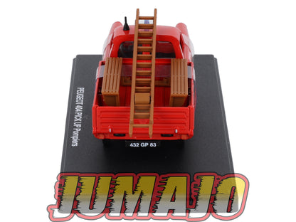 UT13 voiture 1/43 atlas Eligor utilitaires PEUGEOT 404 Pick Up Pompiers Incendie & Secours Du Var