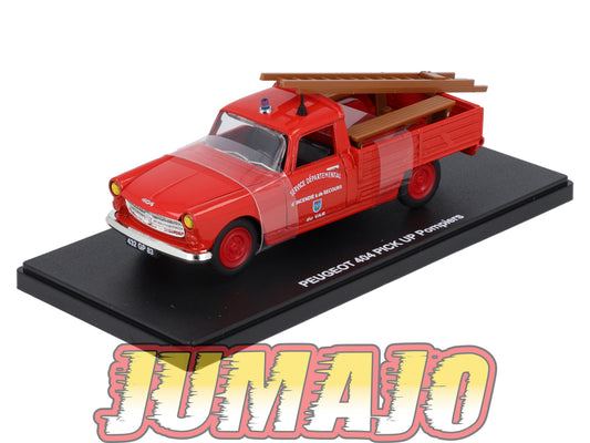 UT13 voiture 1/43 atlas Eligor utilitaires PEUGEOT 404 Pick Up Pompiers Incendie & Secours Du Var
