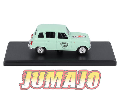 UT15 voiture 1/43 atlas Eligor utilitaires RENAULT 4L Chicorée Leroux