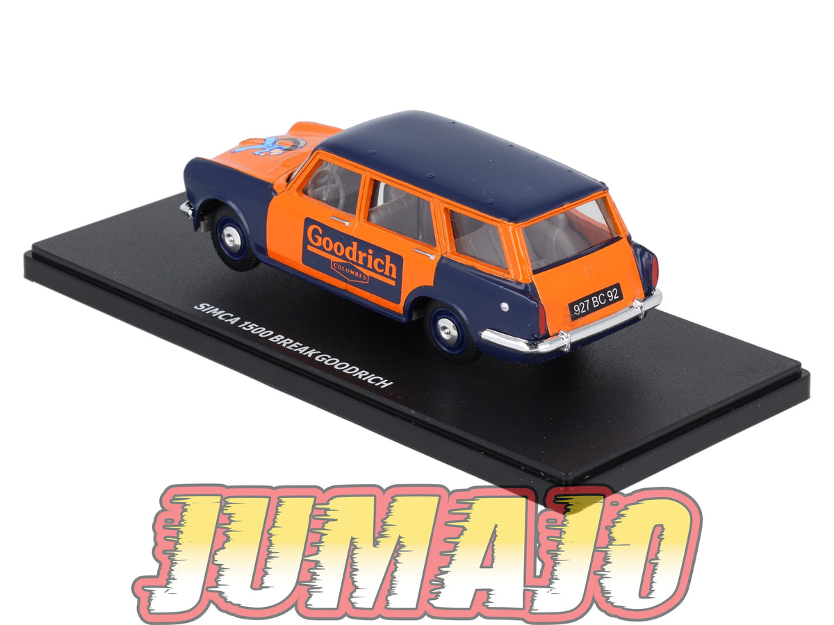UT18 voiture 1/43 atlas Eligor utilitaires SIMCA 1500 Break Goodrich Colombes
