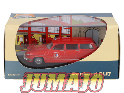 UT19 voiture 1/43 atlas Eligor utilitaires PANHARD PL17 Pompiers