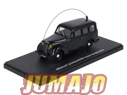 UT25 voiture 1/43 atlas Eligor utilitaires RENAULT Juvaquatre Vitrée Gendarmerie