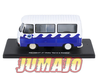 UT27 voiture 1/43 atlas Eligor utilitaires PEUGEOT J7 Vitrée Sel A Baleine