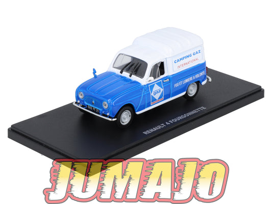 UT35 voiture 1/43 atlas Eligor utilitaires RENAULT 4 Fourgonnette Camping Gaz International