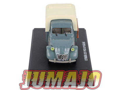 UT36 voiture 1/43 atlas Eligor utilitaires CITROËN 2CV Pick Up Bâché Plombier Courbevoie