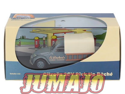UT36 voiture 1/43 atlas Eligor utilitaires CITROËN 2CV Pick Up Bâché Plombier Courbevoie