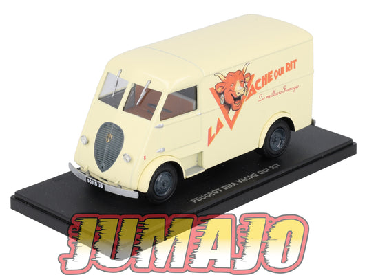 UT45 voiture 1/43 atlas Eligor utilitaires PEUGEOT DMA Vache Qui Rit