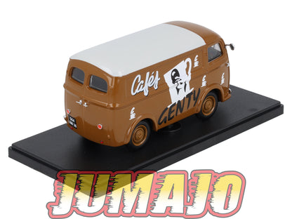 UT51 voiture 1/43 atlas Eligor utilitaires PEUGEOT D4B Tôlé Cafés Genty