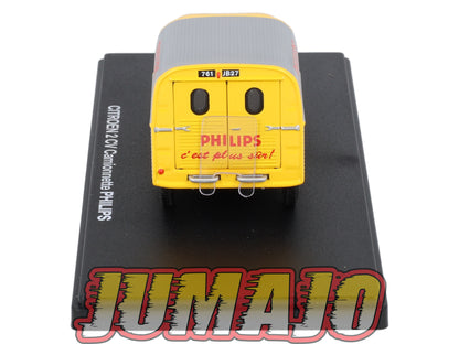 UT5 voiture 1/43 atlas Eligor utilitaires CITROËN 2CV Camionnette Philips