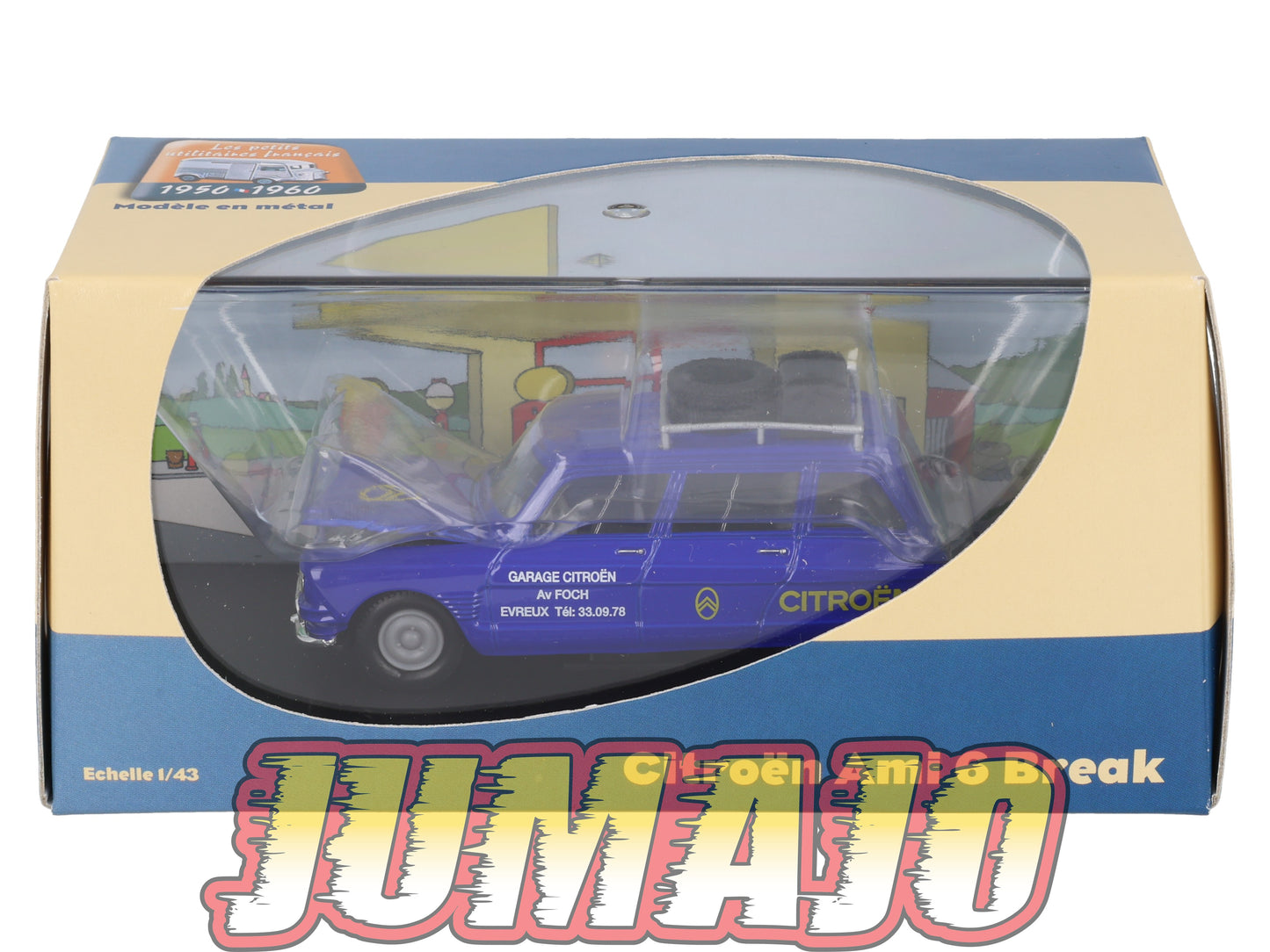 UT8 voiture 1/43 atlas Eligor utilitaires CITROËN Ami 6 Break Garage Citroën Evreux