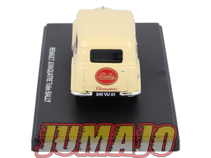 UT9 voiture 1/43 atlas Eligor utilitaires RENAULT Juvaquatre Tolée Bally Chaussures