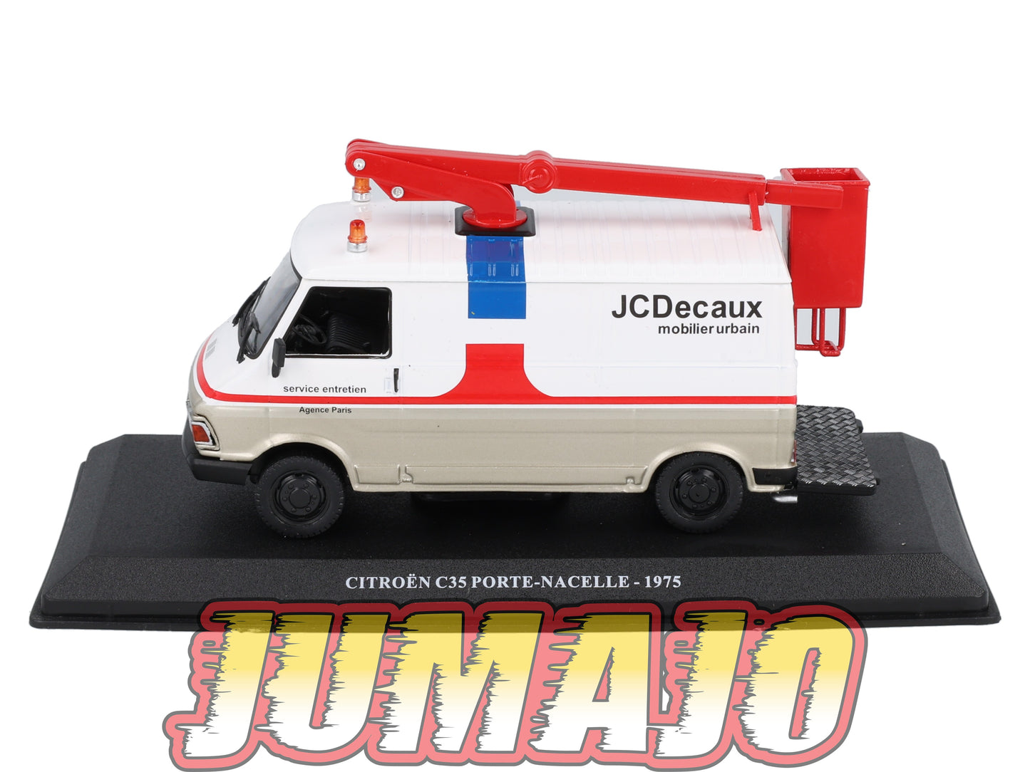 UTC11 Voiture 1/43 IXO Altaya Utilitaire CITROEN : C35 Porte-nacelle 1975 JCDecaux