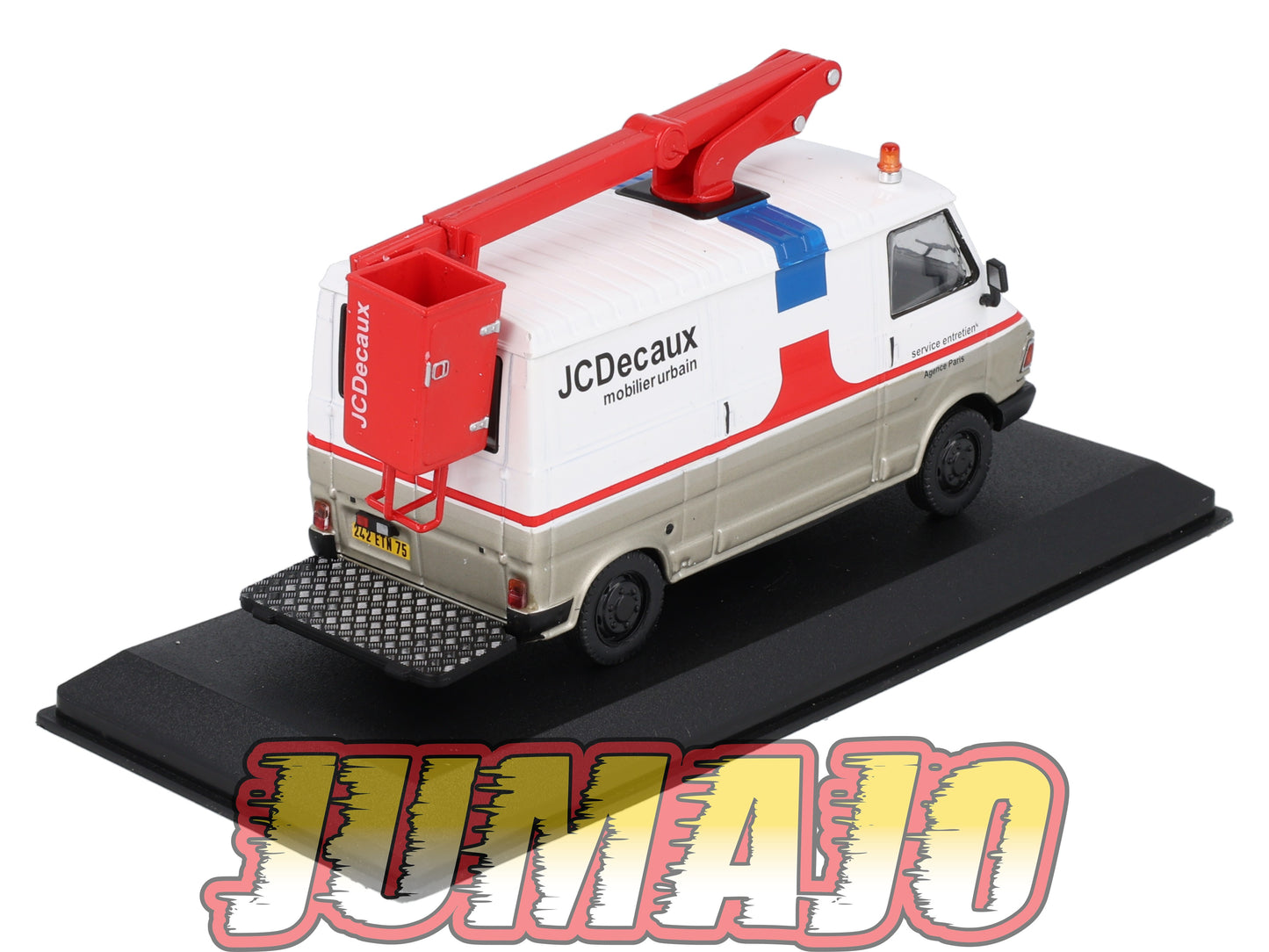 UTC11 Voiture 1/43 IXO Altaya Utilitaire CITROEN : C35 Porte-nacelle 1975 JCDecaux