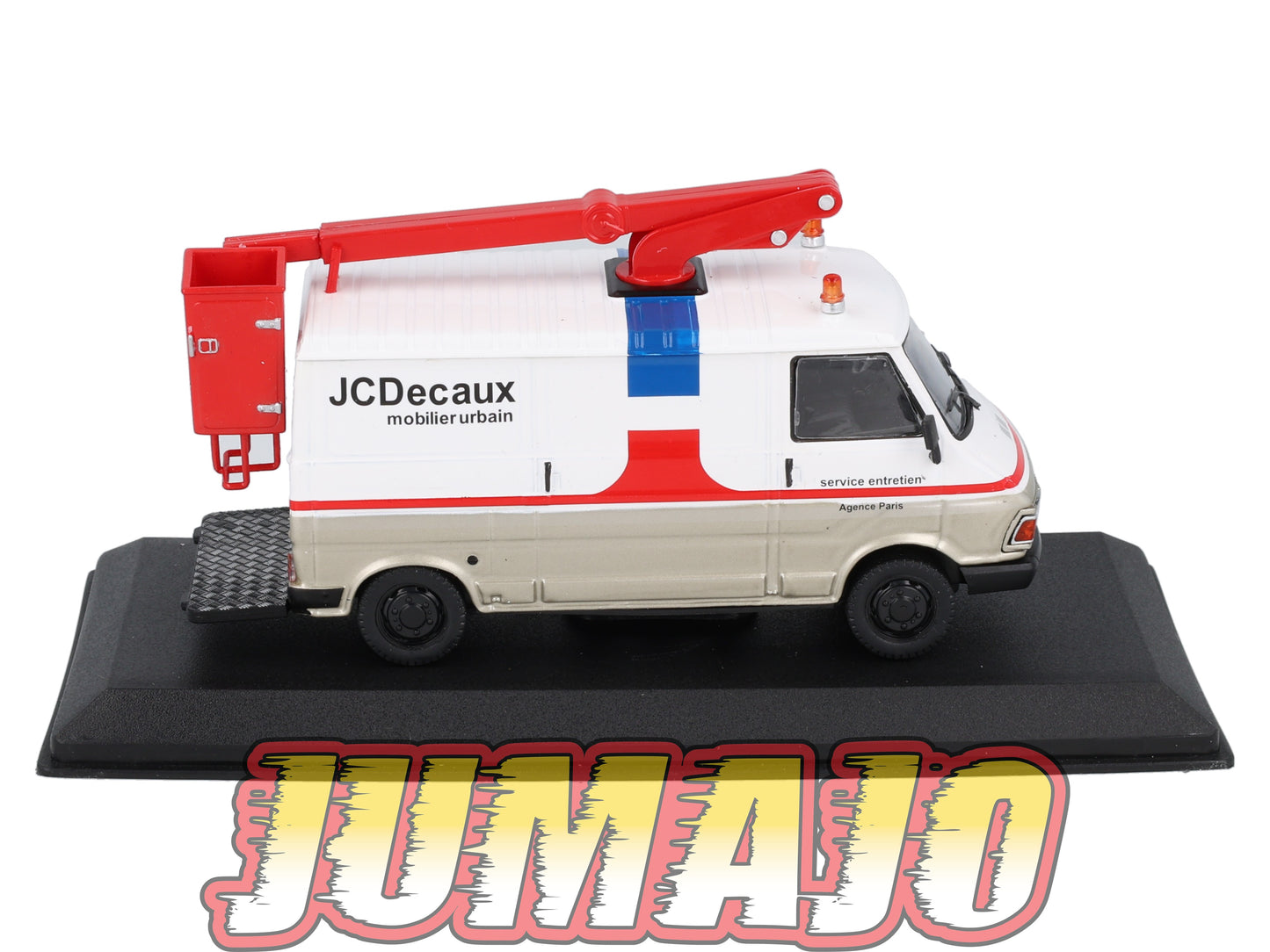 UTC11 Voiture 1/43 IXO Altaya Utilitaire CITROEN : C35 Porte-nacelle 1975 JCDecaux