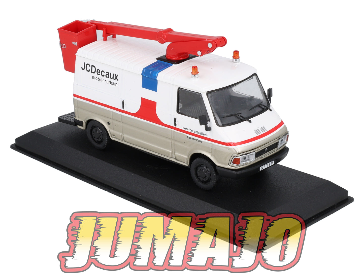 UTC11 Voiture 1/43 IXO Altaya Utilitaire CITROEN : C35 Porte-nacelle 1975 JCDecaux