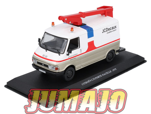 UTC11 Voiture 1/43 IXO Altaya Utilitaire CITROEN : C35 Porte-nacelle 1975 JCDecaux